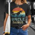 Vintage Unclesaurus Fathers DayRex Uncle Saurus Men Dad Unisex T-Shirt Gifts for Her