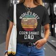 Vintage Worlds Best Corn Snake Dad Pet Snake T-Shirt Gifts for Her