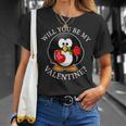 Will You Be My Valentine Valentines Day T-Shirt Gifts for Her