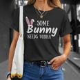 Womens Some Bunny Needs Vodka Funny Alcohol Easter Women Mom Mother Unisex T-Shirt Gifts for Her