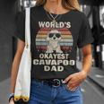 Mens Worlds Okayest Cavapoo Dad Vintage Retro T-Shirt Gifts for Her