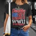 Wwii Veteran Usa Proud Daughter Women Girls T-shirt Gifts for Her