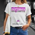 18 Geburtstag Gästebuch 18 Jahre Geburtstagsgeschenk Gast T-Shirt Geschenke für Sie