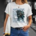 Alexander - Der Sturm Herren T-Shirt, Mystisches Wolfsmotiv Geschenke für Sie