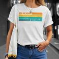 Ask Me About Medicare Retro Sunset Actuary Agent Broker Unisex T-Shirt Gifts for Her