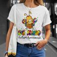 Be Kind Autism Awareness Puzzle Bee Dabbing Support Kids Unisex T-Shirt Gifts for Her