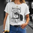 Cat Hissing Booth Free Hisses Unisex T-Shirt Gifts for Her