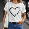 Disability Support Heart Helping Hands Disability Pride T-Shirt Gifts for Her