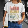 Father Husband Mowing Legend Gardener Funny Father Gardening Gift Unisex T-Shirt Gifts for Her