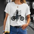 Girl With Vintage Car Unisex T-Shirt Gifts for Her