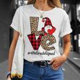 Gnomes Heart Love Red Plaid Leopard 4Th Grade Squad Gift Unisex T-Shirt Gifts for Her