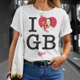 Grace Berger I Love Gb Indiana Unisex T-Shirt Gifts for Her