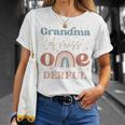 Grandma Of Miss Onederful Boho Rainbow First Birthday Gift For Womens Unisex T-Shirt Gifts for Her