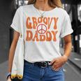 Groovy Daddy 70S Aesthetic Nostalgia 1970S Retro Dad T-Shirt Gifts for Her