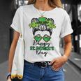 Happy St Patricks Day Bun Saint Paddys Girls Kids Youth N Unisex T-Shirt Gifts for Her