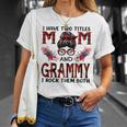 I Have Two Titles Mom And Grammy Red Buffalo Mothers Day Gift For Womens Unisex T-Shirt Gifts for Her