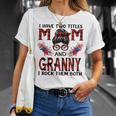 I Have Two Titles Mom And Granny Red Buffalo Mothers Day Gift For Womens Unisex T-Shirt Gifts for Her