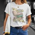 Just A Girl Who Loves Books Lover Bookworm Bookaholic Reader Unisex T-Shirt Gifts for Her