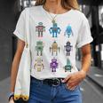 Kids I Love Robot Gift All Ages Robotic Kids Girls Boys Robot Unisex T-Shirt Gifts for Her