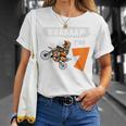 Kinder Braaaap Im 7 Dirt Bike Motocross 7 Geburtstag T-Shirt Geschenke für Sie