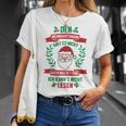 Kinder Den Weihnachtsmann Gibt Es Nicht Lustiger Spruch T-Shirt Geschenke für Sie