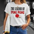 The Legend Of Ping Pong Tischtennis Lustig T-Shirt Geschenke für Sie