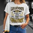 Legenden Sind Im Februar 1953 Geboren 70 Geburtstag Lustig T-Shirt Geschenke für Sie