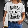 Legenden Wurden Im 1942 Geboren 81 Geburtstag 81 Jahre T-Shirt Geschenke für Sie