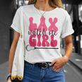 Lustiges Mädchen Lacrosse Lax Girl T-Shirt Geschenke für Sie