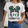 Nigerian Girl Messy Hair Nigeria Pride Patriotic Womens Kids Unisex T-Shirt Gifts for Her