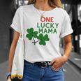 One Lucky Mama St Patricks DayUnisex T-Shirt Gifts for Her