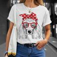 Poodle Dog Mom Bandana Sunglasses Mothers Day Unisex T-Shirt Gifts for Her