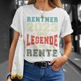 Rentner 2023 Rente Spruch Retro Vintage V2 T-Shirt Geschenke für Sie