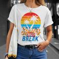 Spring Break 2023 Retro Sunsetfamily Beach Vacations Unisex T-Shirt Gifts for Her