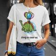 Steg O Soar Us On Light Colors Dinosaur Unisex T-Shirt Gifts for Her