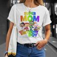 Super Mom The Birthday Boy Super Why Unisex T-Shirt Gifts for Her