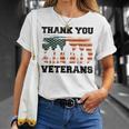 Thank You Veterans For Veterans Dad Grandpa T-Shirt Gifts for Her