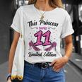 This Princess Turns 11 Girl 11Th Birthday Unisex T-Shirt Gifts for Her