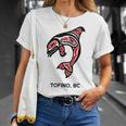 Tofino Bc Canada Native Fishermen Tribal Orca Killer Whales T-shirt Gifts for Her Tofino Bc Canada Native Fishermen Tribal Orca Killer Whales T-shirt Gifts for Her