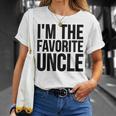 Uncle Funny Gift Im The Favorite Uncle Unisex T-Shirt Gifts for Her