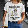 Unicorn If Mama Ain’T Happy Ain’T Nobody Happy If Grandma Unisex T-Shirt Gifts for Her