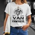 Van Blood Runs Through My Veins Unisex T-Shirt Gifts for Her