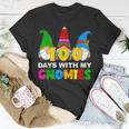 100 Days Of School 100Th Day With My Gnomies T-shirt Personalized Gifts