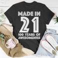 100. Geburtstag T-Shirt: Geschenk für 100-jährige Frauen und Omas Lustige Geschenke