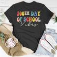 100Th Day Of School Vibes Teachers Kids 100 Days Of School T-shirt Funny Gifts