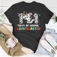 101 Days School Kindergarten Dog 100 Days Smarter Students T-shirt Personalized Gifts