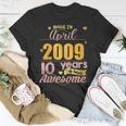 10Th Birthday Shirt April Girls Gift Age 10 Year Old Niece Unisex T-Shirt Unique Gifts