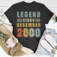 2 Jahre Alte Legende Seit 2 Geburtstag Im Dezember 2020 T-Shirt Lustige Geschenke