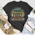 21 Year Old Gifts Vintage 2002 Limited Edition 21St Birthday Unisex T-Shirt Unique Gifts