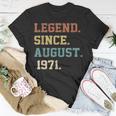 51 Years Old Legende Seit August 1971 Geburtstag T-Shirt Lustige Geschenke